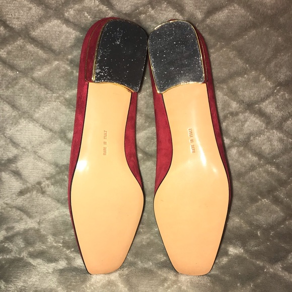 Salvatore Ferragamo red suede pumps - Picture 6 of 6